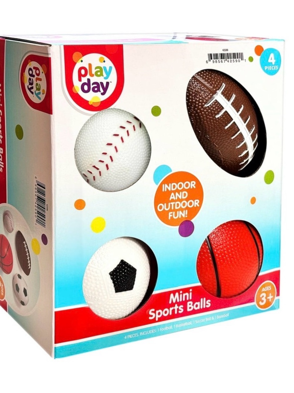Play Day Mini Sports Balls Set indoor outdoor play